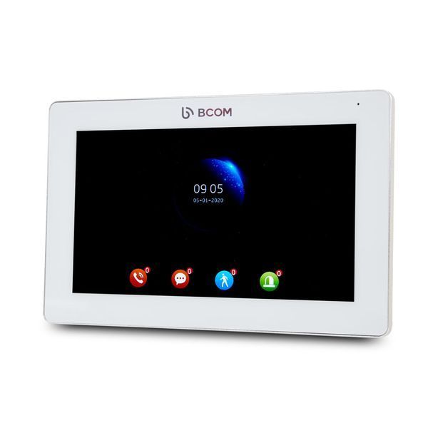 Комплект видеодомофона BCOM BD-770FHD White Kit: видеодомофон 7" и видеопанель 242051 фото