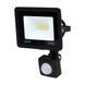 Прожектор світлодіодний Lightwell LW-FL-B-20-S 20 W з датчиком руху 301047 фото 1