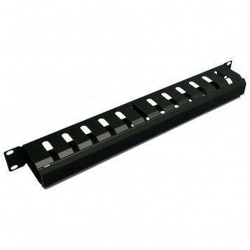 Кабельний організатор 1U UA-CMS-CM-04BK чорний 108392 фото