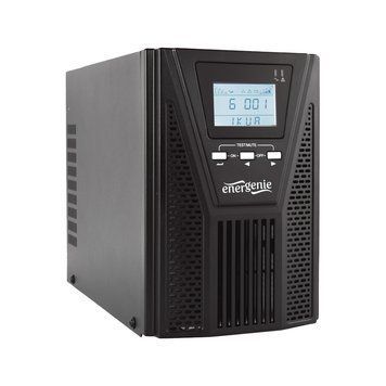 Источник бесперебойного питания EnerGenie EG-UPSO-1000 1000ВА / 900Вт двойного преобразования с правильной синусоидой
