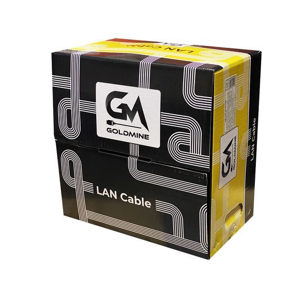 Кабель витая пара GoldMine GM UTP 4*2*0.5-CU PE кат.5е (UTP медь наружный) бухта 305м 268179 фото