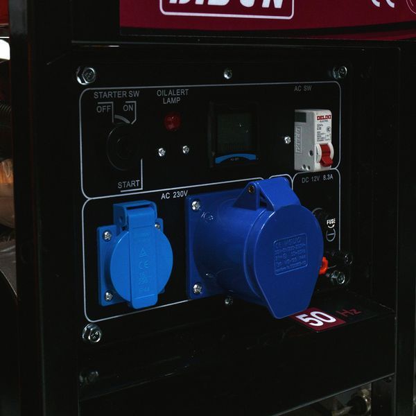 Дизельный генератор BISON BS8500DCE максимальная мощность 6.5 кВт 257677 фото
