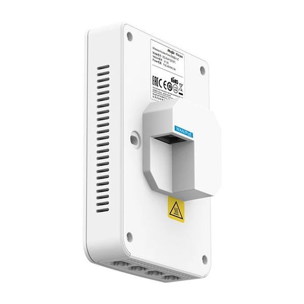 Точка доступу Ruijie Reyee RG-RAP1200(P) дводіапазонна настінна гігабітна з PoE Out 215452 фото