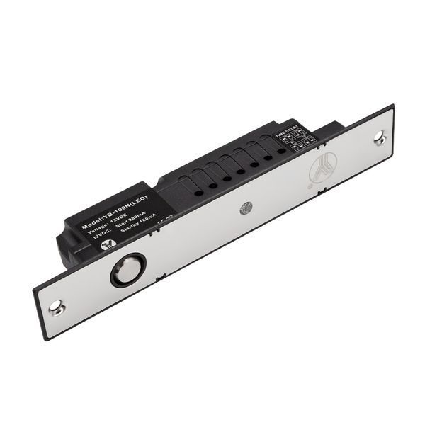 Ригельный замок Yli Electronic YB-100N(LED)-2P врезной со LED индикацией для системы контроля доступа 305929 фото