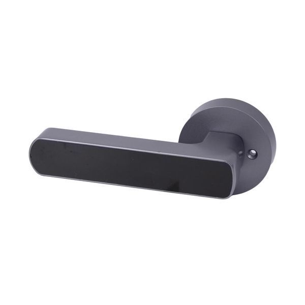 Умный дверной замок ATIS Lock BT-100-T Grey с доступом по отпечатку пальца и поддержкой Tuya Smart