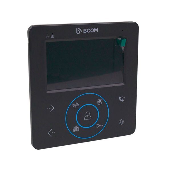 Комплект відеодомофона BCOM BD-480 Black Kit: відеодомофон 4" і відеопанель 240551 фото