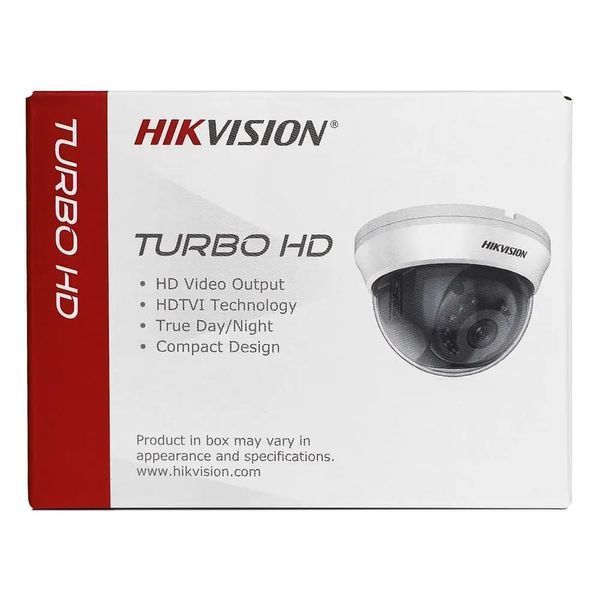 HD-TVI видеокамера 5 Мп Hikvision DS-2CE56H0T-IRMMF (C) (3.6 мм) для системы видеонаблюдения
