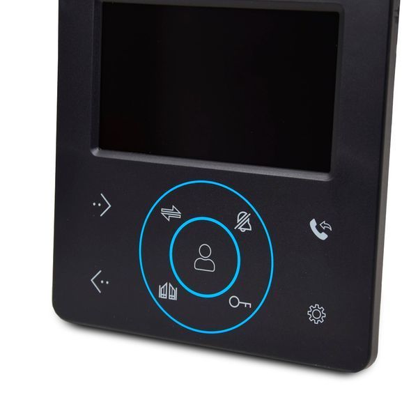 Комплект відеодомофона BCOM BD-480 Black Kit: відеодомофон 4" і відеопанель 240551 фото