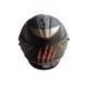 Мотошлем интеграл Eхdrive EX-09B Jaws Matt Black (размер XL) 266482 фото 4