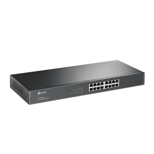 Комутатор TP-LINK TL-SG1016 16-портовий некерований гігабітний, встановлення в 19" стійку