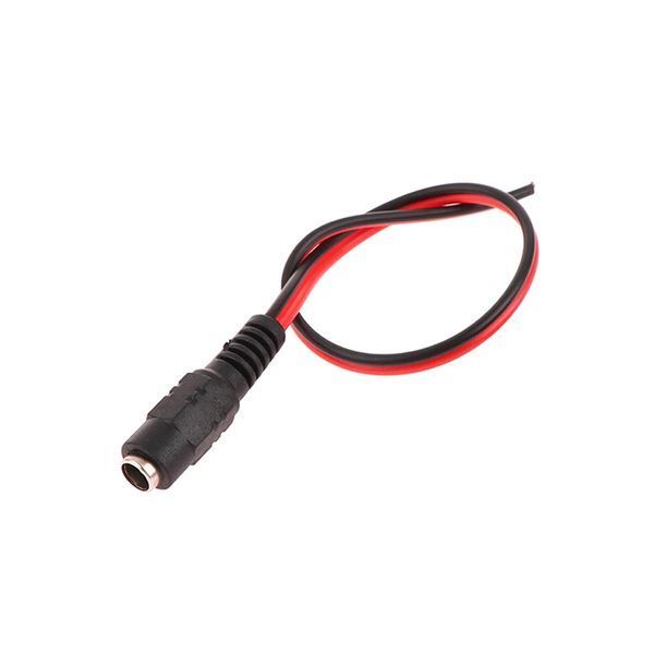Разъем питания (мама, female) Power jack 2.1*5.5mm с проводом 20 см
