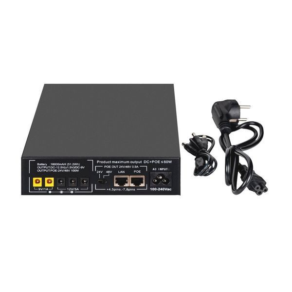 Джерело безперебійного живлення GreenVision GV-701-UPS-DC16-60W для Wi-Fi роутерів із вбудованим акумулятором 301687 фото