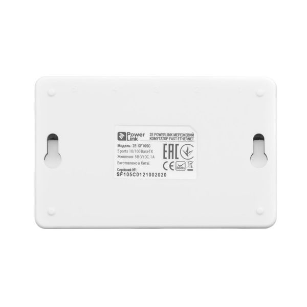 Сетевой коммутатор на 5 портов 10/100 Мбит/с 2E PowerLink SF105C неуправляемый 162108 фото