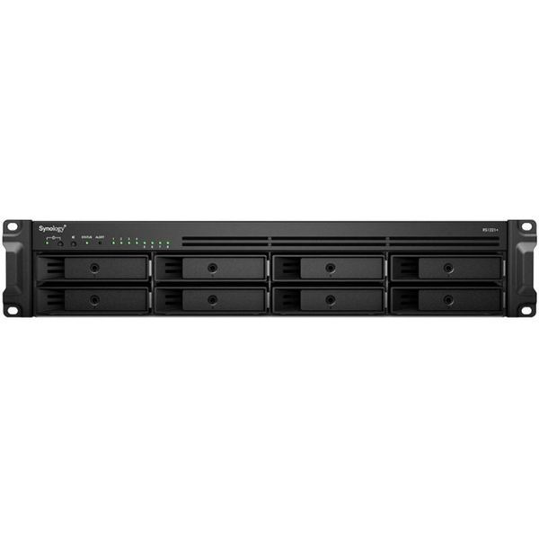 Система хранения данных SYNOLOGY RS1221RP+ с 8 отсеками для дисков, 4GB RAM, стоечное исполнение 2U