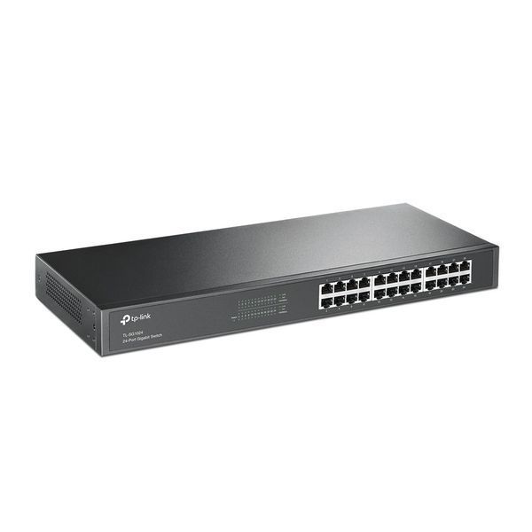Коммутатор TP-LINK TL-SG1024 24-портовый гигабитный неуправляемый, стоечный 19"