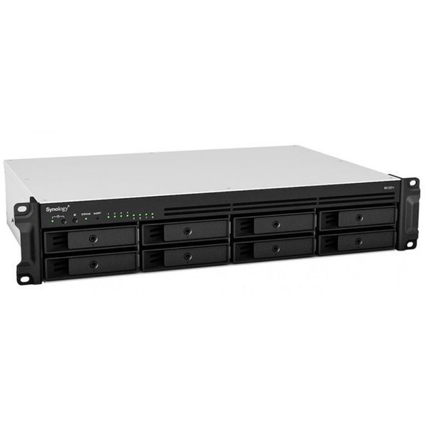 Система хранения данных SYNOLOGY RS1221RP+ с 8 отсеками для дисков, 4GB RAM, стоечное исполнение 2U