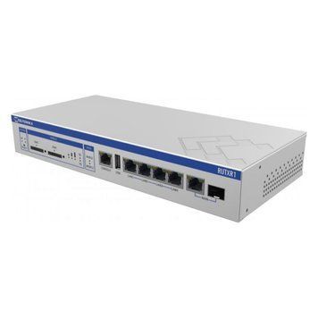 Беспроводной маршрутизатор Teltonika RUTXR1 AC1200, 1xSFP, 1xGE WAN, 4xGE LAN, 1xConsole, 2xSIM, 4G/LTE.Cat6 (RUTXR1000000) с монтажом в стойку 235678 фото
