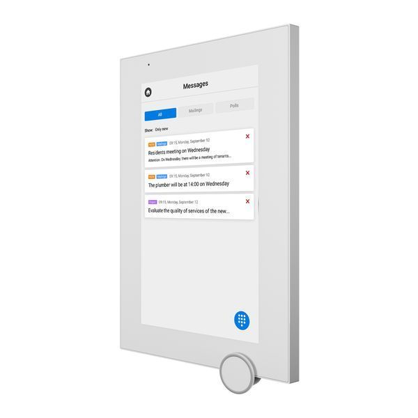IP-видеодомофон Bas-IP AZ-07L Android 7" white с возможностью горизонтального и вертикального монтажа 278372 фото