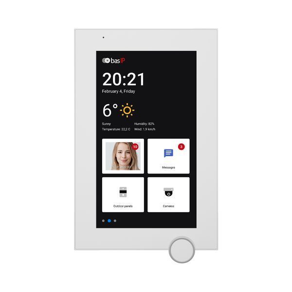 IP-видеодомофон Bas-IP AZ-07L Android 7" white с возможностью горизонтального и вертикального монтажа 278372 фото