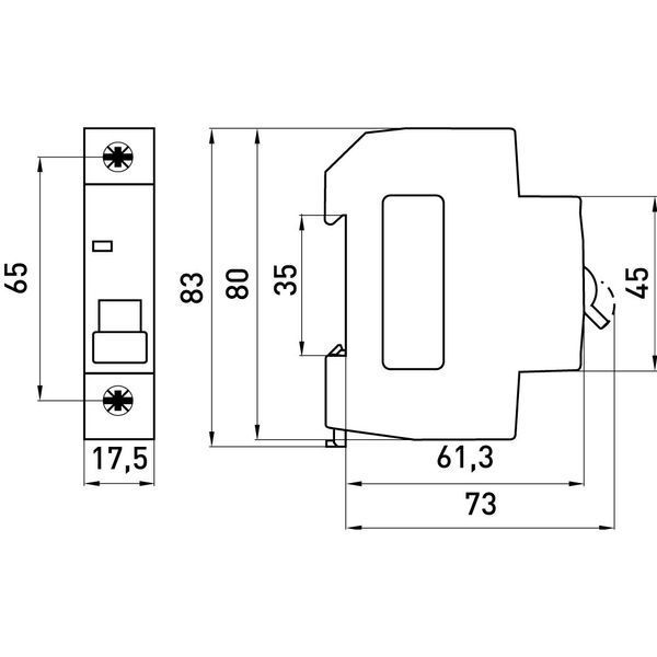 Автоматичний вимикач Lightwell MCB 1P 32A (DZ47-63 C32) 256723 фото