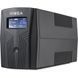 Джерело безперебійного живлення Vinga VPC-800P 800ВА / 480 Вт з LCD-дисплеєм у пластиковому корпусі 201117 фото 1