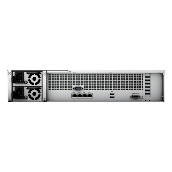 Система зберігання даних SYNOLOGY RS2421+ з 12 відсіками для дисків, 4GB RAM, стійкове виконання 2U