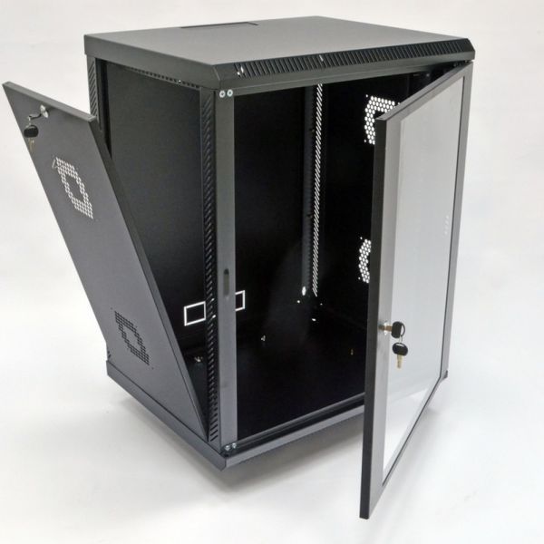Шкаф серверный CMS 15U 600 х 500 х 773 UA-MGSWA155B для сетевого оборудования 201543 фото