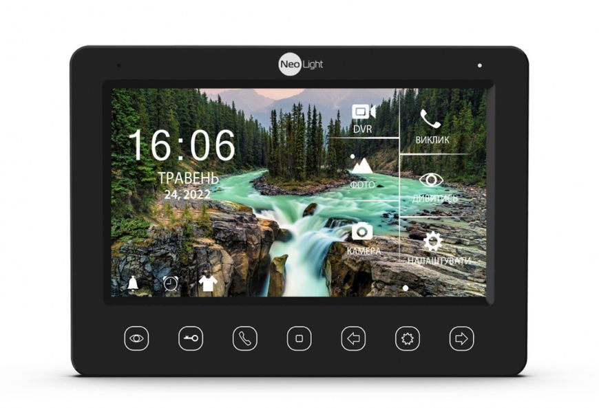 Комплект видеодомофона Neolight NeoKIT FHD Pro B/Graphite: видеодомофон 7" с детектором движения и 2 Мп видеопанель 202019 фото