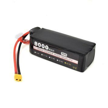 Аккумуляторная батарея LiPo 8000 mAh 22.2V 30C