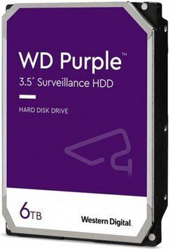 Жорсткий накопичувач SATA 6TB 6GB/S PURPLE WD62PURZ WDC