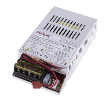 Бесперебойный блок питания Faraday Electronics 85W UPS Smart ASCH ALU под аккумулятор 12-18А&middot;ч в алюминиевом корпусе