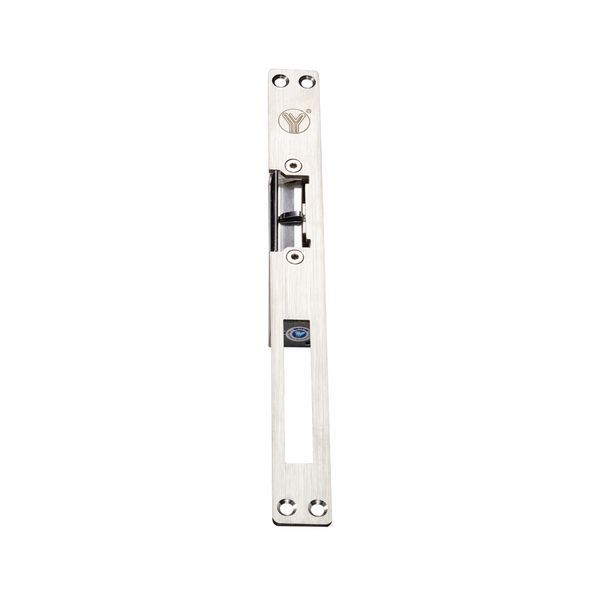 Электрозащелка Yli Electronic YS-132NC-S (power closed) длинная для системы контроля доступа с датчиком состояния двери