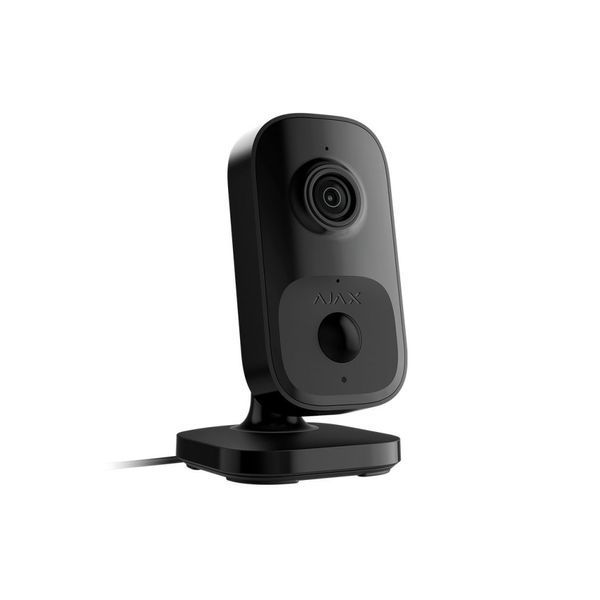 Wi-Fi камера відеоспостереження Ajax IndoorCam black з ІЧ датчиком руху та вбудованим ШІ 302642 фото