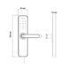 Умный дверной биометрический замок SEVEN LOCK SL-7740BF black (врезная часть 5050) 301231 фото 5