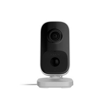 Wi-Fi камера видеонаблюдения Ajax IndoorCam white с ИК-датчиком движения и встроенным ИИ 302643 фото