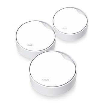 Маршрутизатор TP-LINK Deco X50-PoE (3-pack) MESH система AX3000 1xGE LAN/WAN 1x2,5GE LAN/WAN MU-MIMO OFDMA MESH 270693 фото