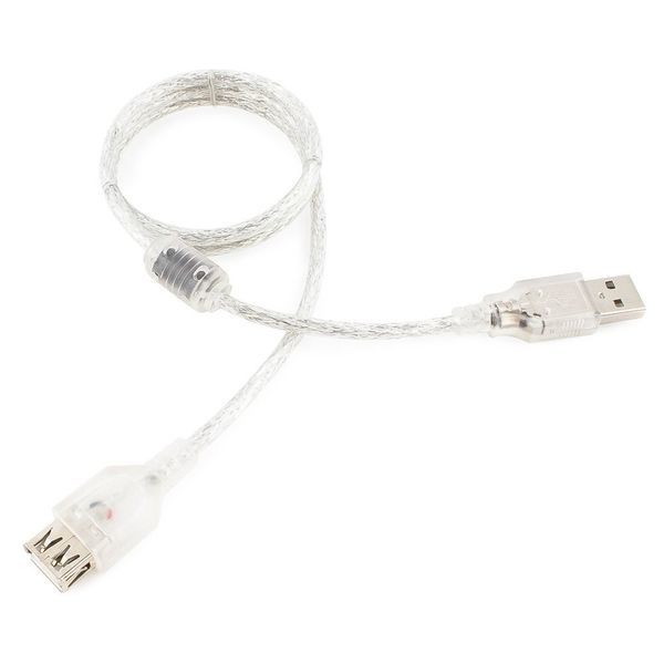 Подовжувач USB 2.0 AM/AF Cablexpert (CCF-USB2-AMAF-TR-2M) 2 метри з феритовим кільцем 278801 фото