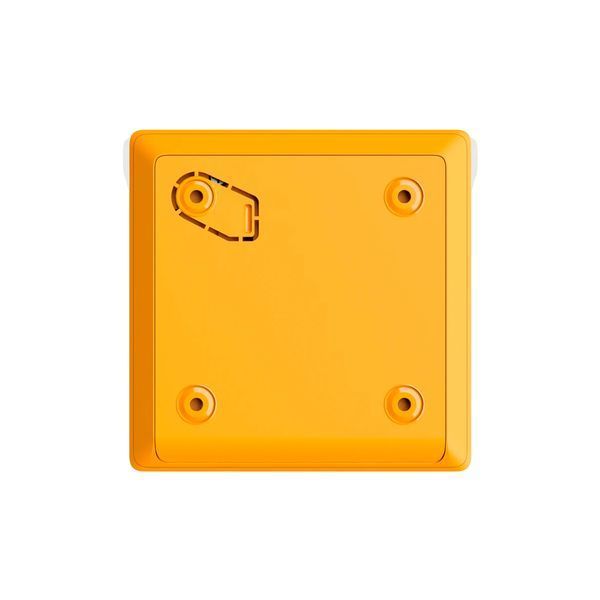 Беспроводная программируемая кнопка Ajax ManualCallPoint (Yellow) Jeweller с механизмом сброса