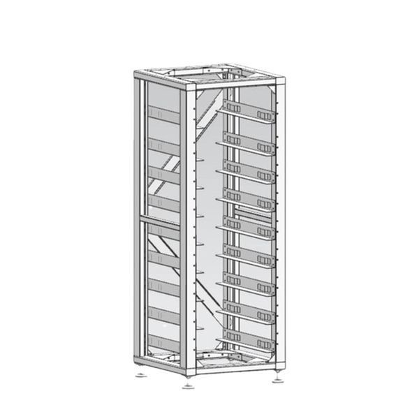 Стандартная стойка 19 дюймов, (8 шт.) 3U-LRACK Deye для аккумуляторов 304100 фото