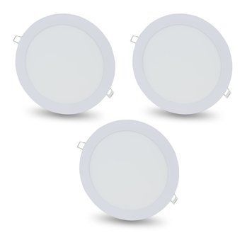 Комплект із 3-х світильників світлодіодних LIGHTWELL LW-R-RCD-18 18 W коло, вбудований