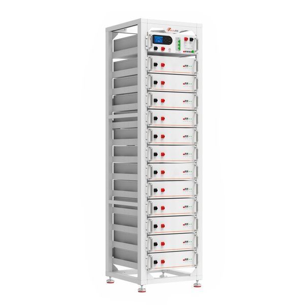 Стандартна стійка 19 дюймів LUX-Y-48100HR13G01 для акумуляторів 304102 фото