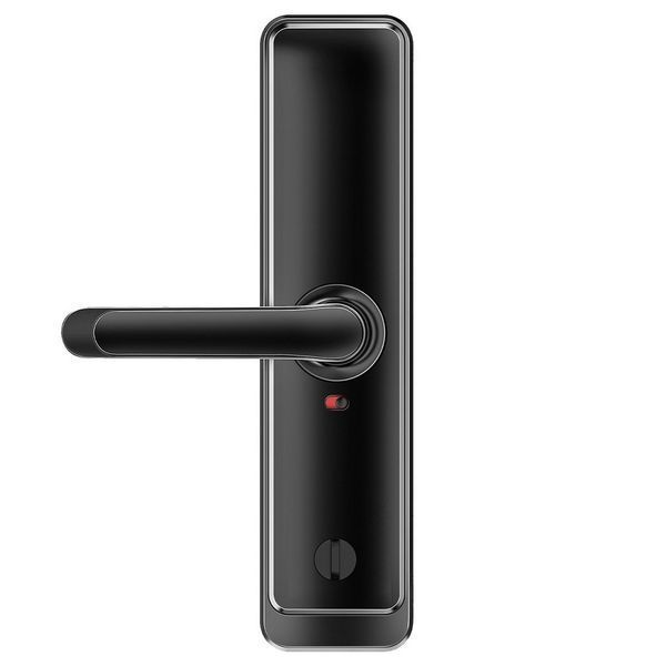 Умный дверной биометрический замок SEVEN LOCK SL-7767BF black (врезная часть 6068 Auto)