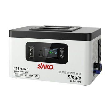 Портативна зарядна станція Sako Alpha-ESS-500W/1KWh потужність 500 Вт, енергоємність 1004.8 Вт&middot;год, LifePO4