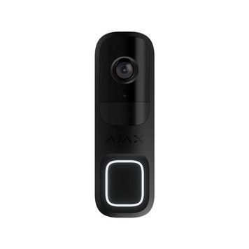 Видеозвонок Ajax DoorBell black со встроенным искусственным интеллектом, ИК-сенсором и управлением в приложениях 302644 фото
