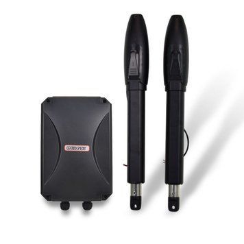 Автоматика для розпашних воріт GATEXPERT SW300DC Black (dual arms) комплект