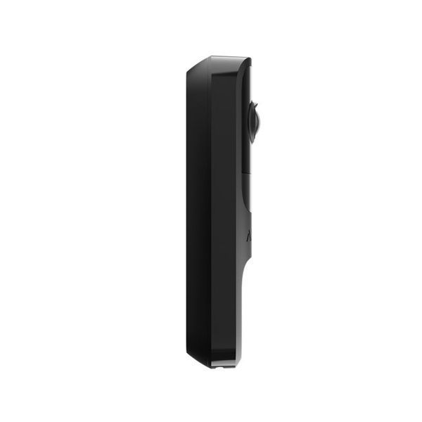 Відеодзвінок Ajax DoorBell black з вбудованим штучним інтелектом, ІЧ-сенсором та керуванням у застосунках 302644 фото