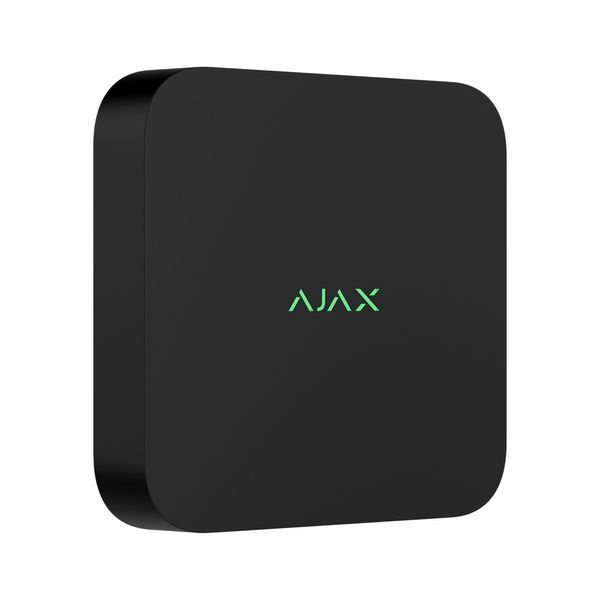 Мережевий відеореєстратор Ajax NVR DC black на 16 каналів з живленням від низьковольтного джерела 304061 фото