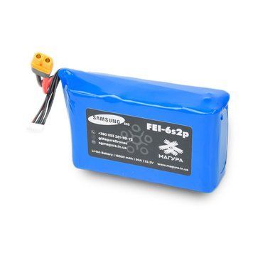Аккумулятор для FPV-дрона 6S2P Samsung 10000mAh INR21700-50S Li-Ion 22.2V 90A