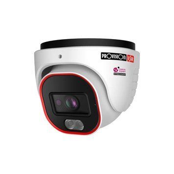 IP-відеокамера 2 Мп Provision-ISR DI-320IPEN-28-V4 (2.8 мм) з вбудованим мікрофоном і відеоаналітикою для системи відеонагляду