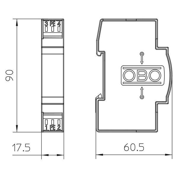 Грозозахист OBO Bettermann 24В, Тип FRD 24 HF (5098575) 304071 фото